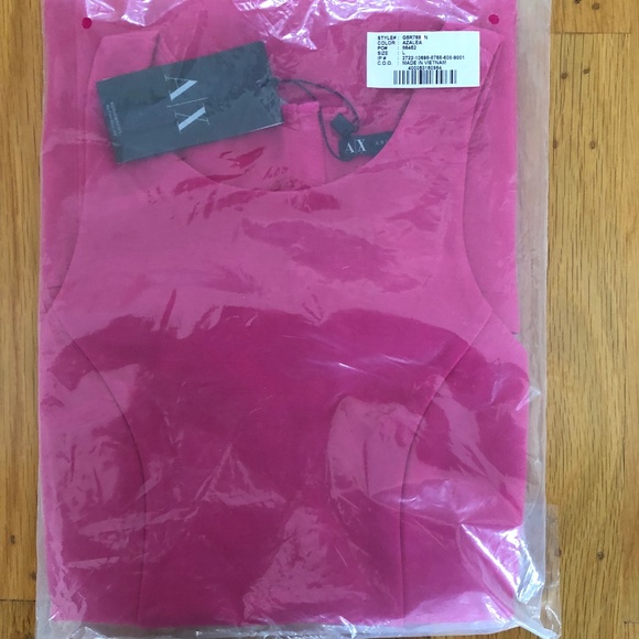 new ARMANI A/X Women's Sleeveless Slit Dress L - Picture 3 of 8